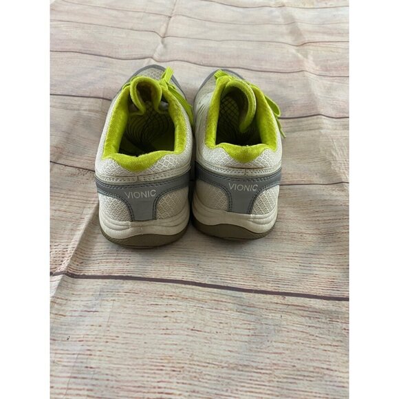 Vionic Venture Women's Neon Green Walking Active Sneaker - 8 - Picture 3 of 11